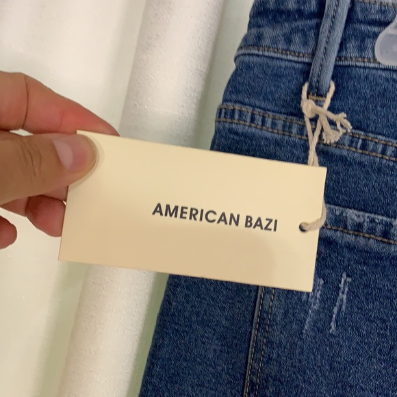 2 Nwt American Bazi 1X Denim Jogger Shorts - Picture 4 of 10